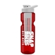 champion - 28 oz transparent bottle with drink thru lid and large infuser