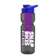 champion - 28 oz transparent bottle with drink thru lid and large infuser
