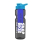 champion - 28 oz transparent bottle with drink thru lid and large infuser