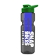 champion - 28 oz transparent bottle with drink thru lid and large infuser
