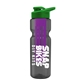 champion - 28 oz transparent bottle with drink thru lid and large infuser