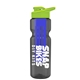 champion - 28 oz transparent bottle with drink thru lid and large infuser