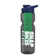 champion - 28 oz transparent bottle with drink thru lid and large infuser