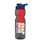 champion - 28 oz transparent bottle with drink thru lid and large infuser