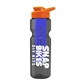 champion - 28 oz transparent bottle with drink thru lid and large infuser