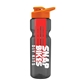 champion - 28 oz transparent bottle with drink thru lid and large infuser
