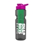 champion - 28 oz transparent bottle with drink thru lid and large infuser