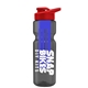 champion - 28 oz transparent bottle with drink thru lid and large infuser
