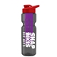 champion - 28 oz transparent bottle with drink thru lid and large infuser