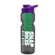 champion - 28 oz transparent bottle with drink thru lid and large infuser