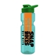 champion - 28 oz transparent bottle with drink thru lid and large infuser