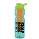 champion - 28 oz transparent bottle with drink thru lid and large infuser