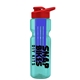champion - 28 oz transparent bottle with drink thru lid and large infuser