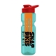 champion - 28 oz transparent bottle with drink thru lid and large infuser