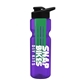 champion - 28 oz transparent bottle with drink thru lid and large infuser