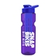 champion - 28 oz transparent bottle with drink thru lid and large infuser