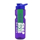 champion - 28 oz transparent bottle with drink thru lid and large infuser