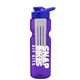 champion - 28 oz transparent bottle with drink thru lid and large infuser