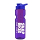 champion - 28 oz transparent bottle with drink thru lid and large infuser