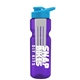 champion - 28 oz transparent bottle with drink thru lid and large infuser