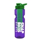 champion - 28 oz transparent bottle with drink thru lid and large infuser