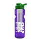 champion - 28 oz transparent bottle with drink thru lid and large infuser