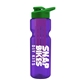 champion - 28 oz transparent bottle with drink thru lid and large infuser