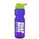 champion - 28 oz transparent bottle with drink thru lid and large infuser