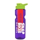 champion - 28 oz transparent bottle with drink thru lid and large infuser