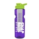 champion - 28 oz transparent bottle with drink thru lid and large infuser