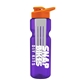 champion - 28 oz transparent bottle with drink thru lid and large infuser