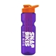 champion - 28 oz transparent bottle with drink thru lid and large infuser