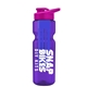 champion - 28 oz transparent bottle with drink thru lid and large infuser