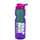 champion - 28 oz transparent bottle with drink thru lid and large infuser