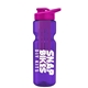 champion - 28 oz transparent bottle with drink thru lid and large infuser