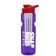 champion - 28 oz transparent bottle with drink thru lid and large infuser