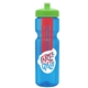 Champion - 28 oz Transparent Bottle with Push pull lid and Large Infuser