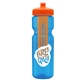 Champion - 28 oz Transparent Bottle with Push pull lid and Large Infuser