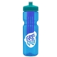 Champion - 28 oz Transparent Bottle with Push pull lid and Large Infuser