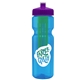 Champion - 28 oz Transparent Bottle with Push pull lid and Large Infuser
