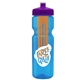 Champion - 28 oz Transparent Bottle with Push pull lid and Large Infuser