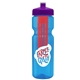 Champion - 28 oz Transparent Bottle with Push pull lid and Large Infuser
