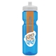 Champion - 28 oz Transparent Bottle with Push pull lid and Large Infuser