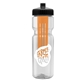 Champion - 28 oz Transparent Bottle with Push pull lid and Large Infuser