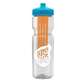 Champion - 28 oz Transparent Bottle with Push pull lid and Large Infuser