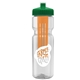 Champion - 28 oz Transparent Bottle with Push pull lid and Large Infuser