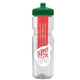 Champion - 28 oz Transparent Bottle with Push pull lid and Large Infuser