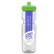 Champion - 28 oz Transparent Bottle with Push pull lid and Large Infuser
