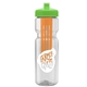 Champion - 28 oz Transparent Bottle with Push pull lid and Large Infuser