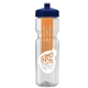 Champion - 28 oz Transparent Bottle with Push pull lid and Large Infuser